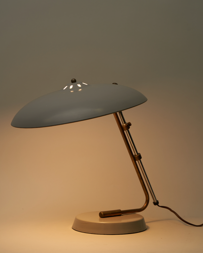 Mid Century Saucer Lamp