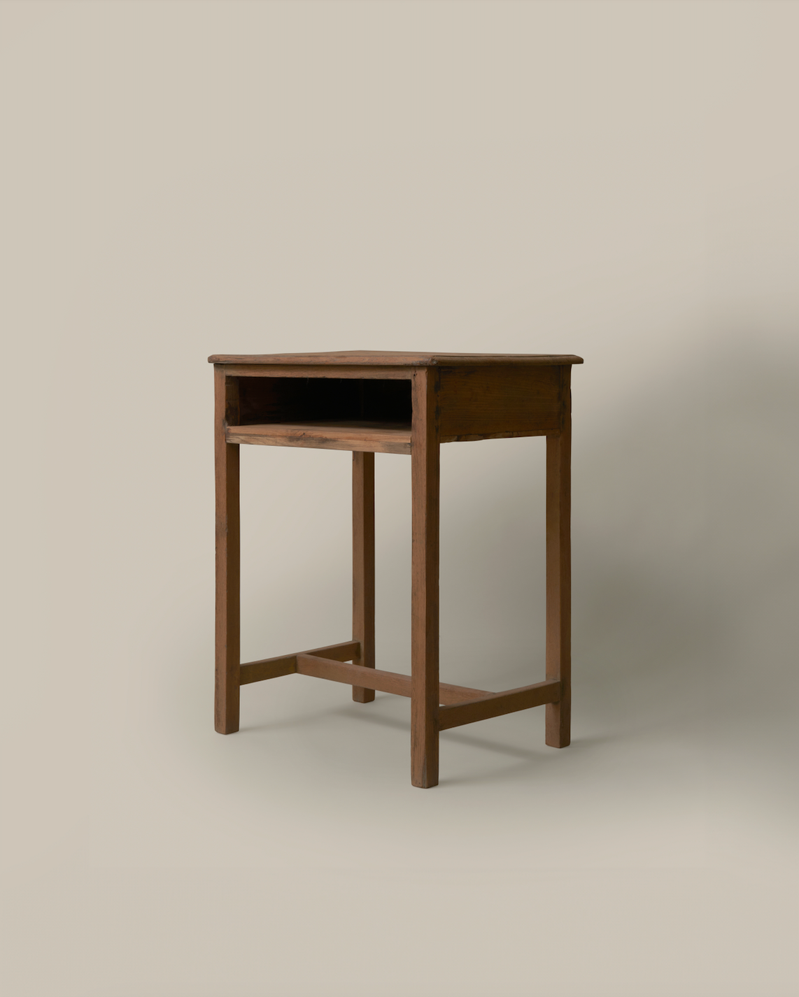 Teak Schoolhouse Console