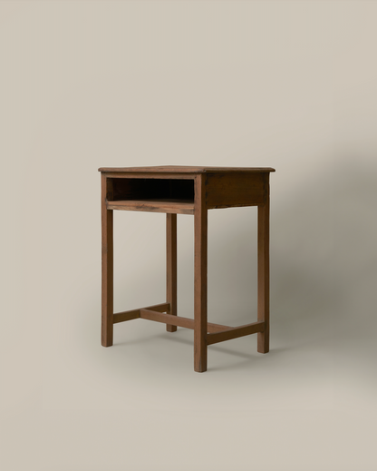 Teak Schoolhouse Console